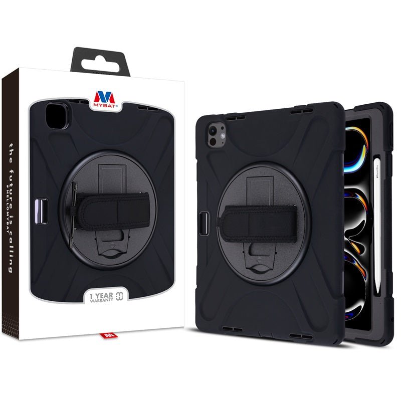 MyBat Rotatable Stand Protector Cover (with Wristband) for Apple iPad Pro 13 (2024)iPad Pro 13 2024