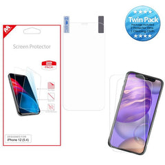 MyBat Screen Protector Twin Pack for Apple iPhone 12 mini (5.4) - ClearMyBat Pro