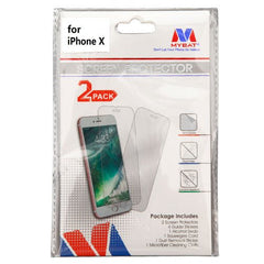 MyBat Screen Protector Twin Pack for Apple iPhone XS/X / 11 Pro - ClearMyBat Pro