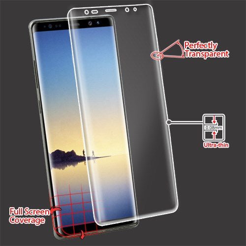 MyBat Screen Protector (with Curved Coverage) for Samsung Galaxy Note 8 - ClearMyBat Pro