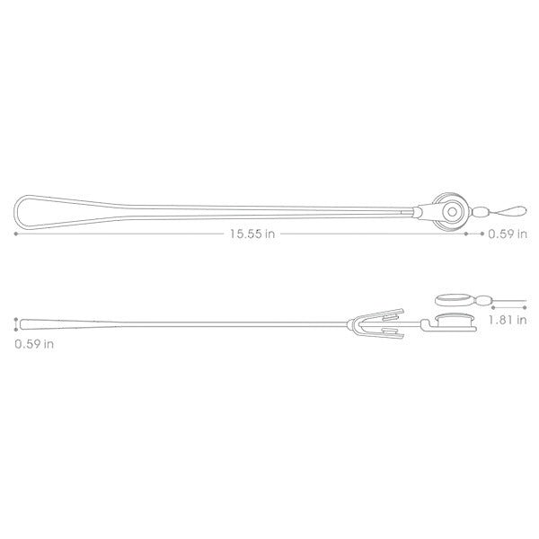 MyBat Slim Frosty Protective Case (with Yellow Lanyard) for Apple iPhone XR - Semi Transparent White Frosted / Yellow