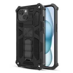 MyBat Pro Sturdy Hybrid Protector Cover (with Stand) for Apple iPhone 15 (6.1)iPhone 15