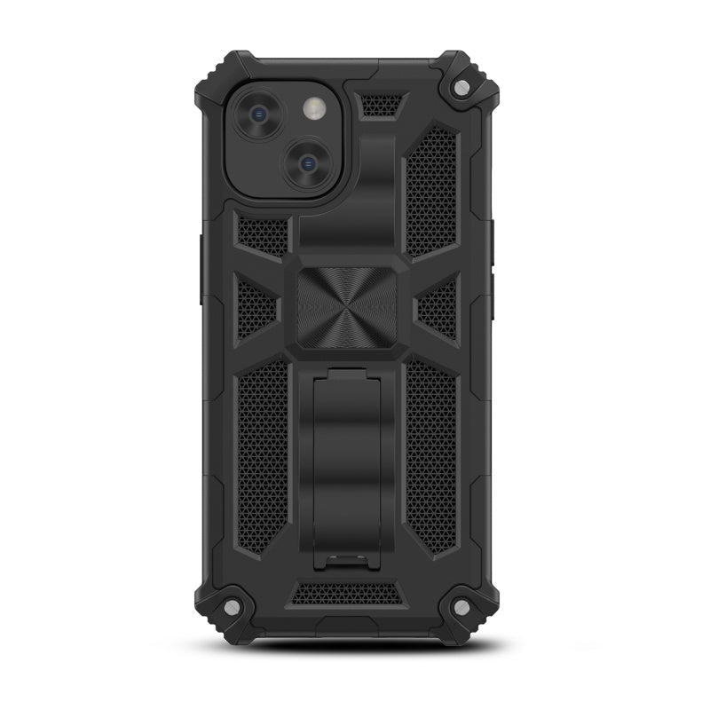 MyBat Pro Sturdy Hybrid Protector Cover (with Stand) for Apple iPhone 15 (6.1)iPhone 15