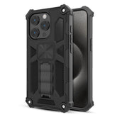 MyBat Pro Sturdy Hybrid Protector Cover (with Stand) for Apple iPhone 15 Pro (6.1)iPhone 15 Pro