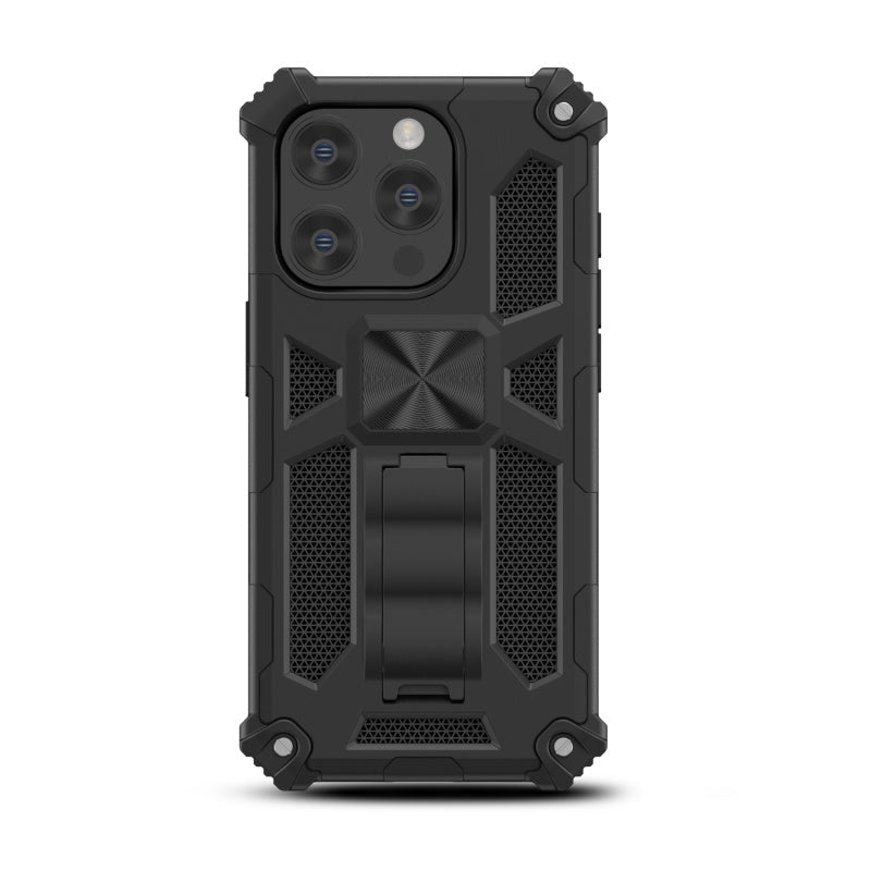 MyBat Pro Sturdy Hybrid Protector Cover (with Stand) for Apple iPhone 15 Pro (6.1)iPhone 15 Pro