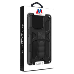 MyBat Pro Sturdy Hybrid Protector Cover (with Stand) for Apple iPhone 15 Pro (6.1)iPhone 15 Pro