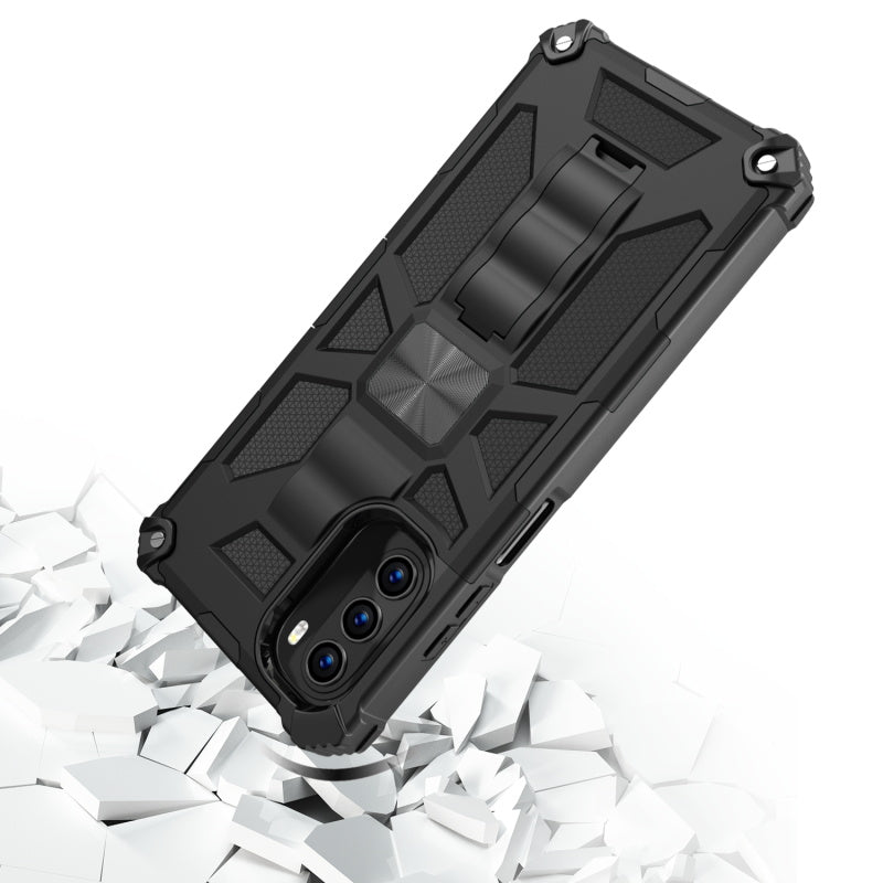 MyBat Pro Sturdy Hybrid Protector Cover (with Stand) for Motorola Moto G 5G (2022)Moto G 5G 2022