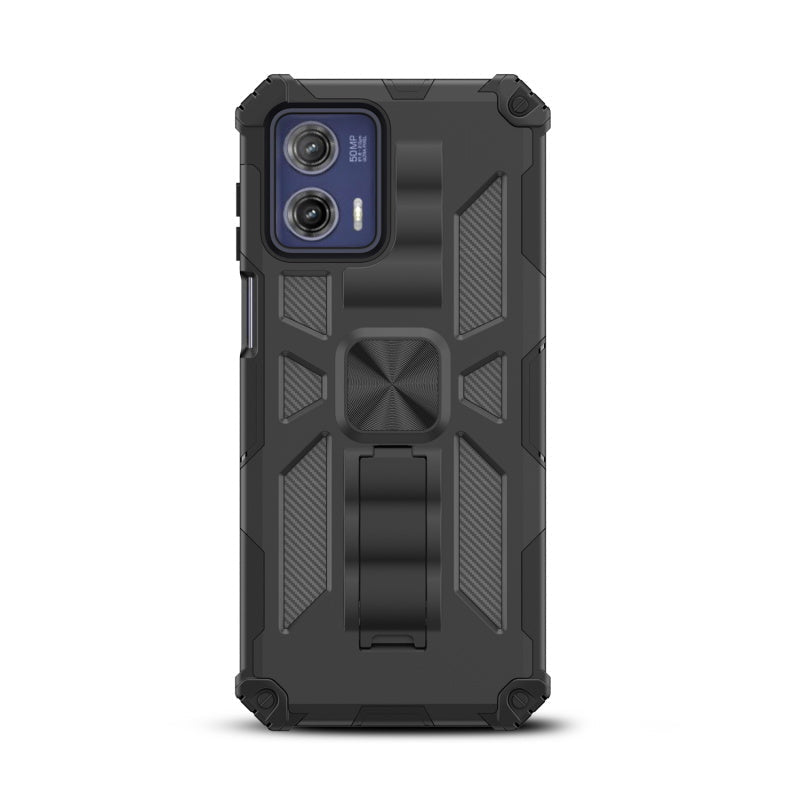 MyBat Pro Sturdy Hybrid Protector Cover (with Stand) for Motorola Moto G 5G (2023)Moto G 5G 2023
