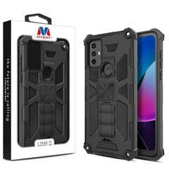 MyBat Pro Sturdy Hybrid Protector Cover (with Stand) for Motorola Moto G Play (2023)Moto G Play 2023