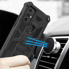 MyBat Pro Sturdy Hybrid Protector Cover (with Stand) for Motorola Moto G Play (2023)Moto G Play 2023