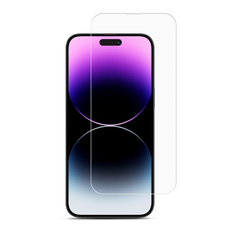 MyBat Tempered Glass Screen Protector (2.5D) for Apple iPhone 14 Pro (6.1) - ClearMyBat Pro
