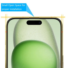 MyBat Tempered Glass Screen Protector (2.5D) for Apple iPhone 15 Plus (6.7) - ClearMyBat Pro