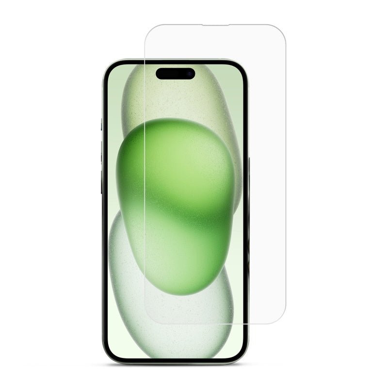 MyBat Tempered Glass Screen Protector (2.5D) for Apple iPhone 15 Plus (6.7) - ClearMyBat Pro