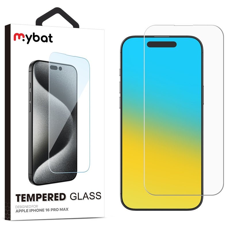 MyBat Tempered Glass Screen Protector (2.5D) for Apple iPhone 16 Pro Max