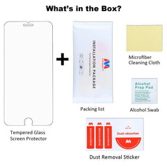 MyBat Tempered Glass Screen Protector (2.5D) for Apple iPhone 8 Plus/7 Plus / 6s Plus/6 Plus - ClearMyBat Pro