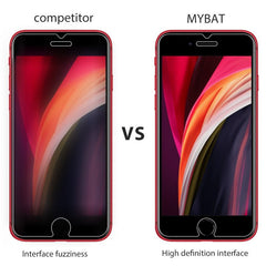 MyBat Tempered Glass Screen Protector (2.5D) for Apple iPhone SE (2020) / SE (2022) - ClearMyBat Pro
