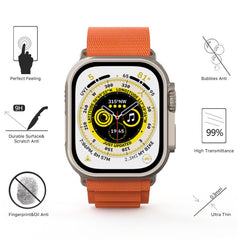 MyBat Tempered Glass Screen Protector (2.5D) for Apple Watch Ultra 49mm / Watch Ultra 2 49mm - ClearMyBat Pro