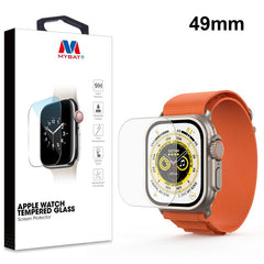 MyBat Tempered Glass Screen Protector (2.5D) for Apple Watch Ultra 49mm / Watch Ultra 2 49mm - ClearMyBat Pro