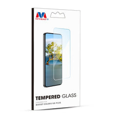 MyBat Tempered Glass Screen Protector (2.5D) for Boost Celero 5G Plus - ClearMyBat Pro