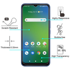 MyBat Tempered Glass Screen Protector (2.5D) for Cricket Innovate E 5G - ClearMyBat Pro