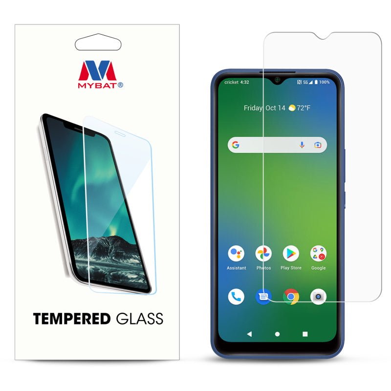 MyBat Tempered Glass Screen Protector (2.5D) for Cricket Innovate E 5G - ClearMyBat Pro