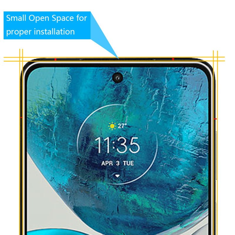 MyBat Tempered Glass Screen Protector (2.5D) for Motorola Moto G 5G (2022) - ClearMyBat Pro