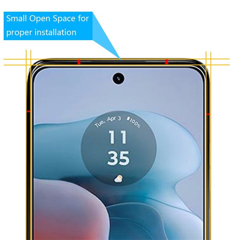 MyBat Tempered Glass Screen Protector (2.5D) for Motorola Moto G 5G (2024) - ClearMoto G 5G 2024