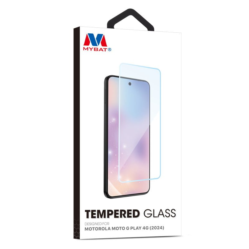 MyBat Tempered Glass Screen Protector (2.5D) for Motorola Moto G Play 4G (2024) - ClearMoto G Play 4G 2024