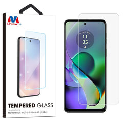 MyBat Tempered Glass Screen Protector (2.5D) for Motorola Moto G Play 4G (2024) - ClearMoto G Play 4G 2024