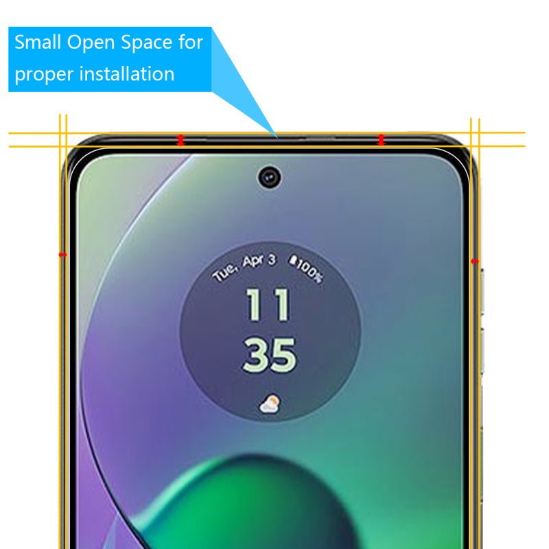 MyBat Tempered Glass Screen Protector (2.5D) for Motorola Moto G Play 4G (2024) - ClearMoto G Play 4G 2024