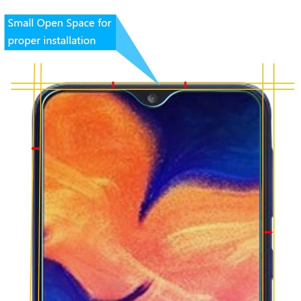 MyBat Tempered Glass Screen Protector (2.5D) for Samsung Galaxy A10E - ClearMyBat Pro