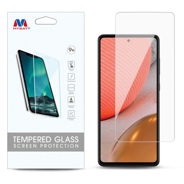 MyBat Tempered Glass Screen Protector (2.5D) for Samsung Galaxy A72 5G - ClearMyBat Pro