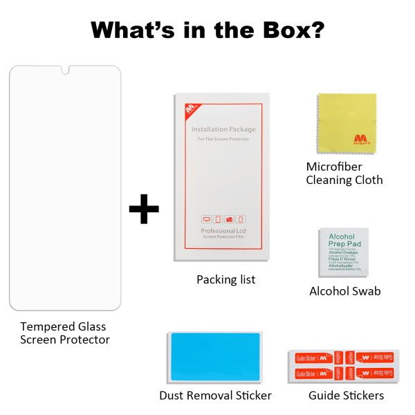 MyBat Tempered Glass Screen Protector (2.5D) for Samsung Galaxy S21 Plus - ClearMyBat Pro