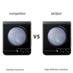MyBat Tempered Glass Screen Protector (2.5D) for Samsung Galaxy Z Flip5 - ClearGalaxy Z Flip5