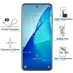MyBat Tempered Glass Screen Protector (2.5D) for TCL 20S / 30 V 5G - ClearMyBat Pro