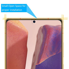 MyBat Tempered Glass Screen Protector (Fingerprint Unlock) (2.5D) for Samsung Galaxy Note 20 - ClearMyBat Pro