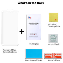 MyBat Tempered Glass Screen Protector (Fingerprint Unlock) (2.5D) for Samsung Galaxy Note 20 - ClearMyBat Pro