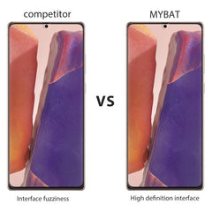 MyBat Tempered Glass Screen Protector (Fingerprint Unlock) (2.5D) for Samsung Galaxy Note 20 - ClearMyBat Pro