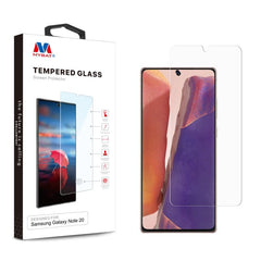MyBat Tempered Glass Screen Protector (Fingerprint Unlock) (2.5D) for Samsung Galaxy Note 20 - ClearMyBat Pro