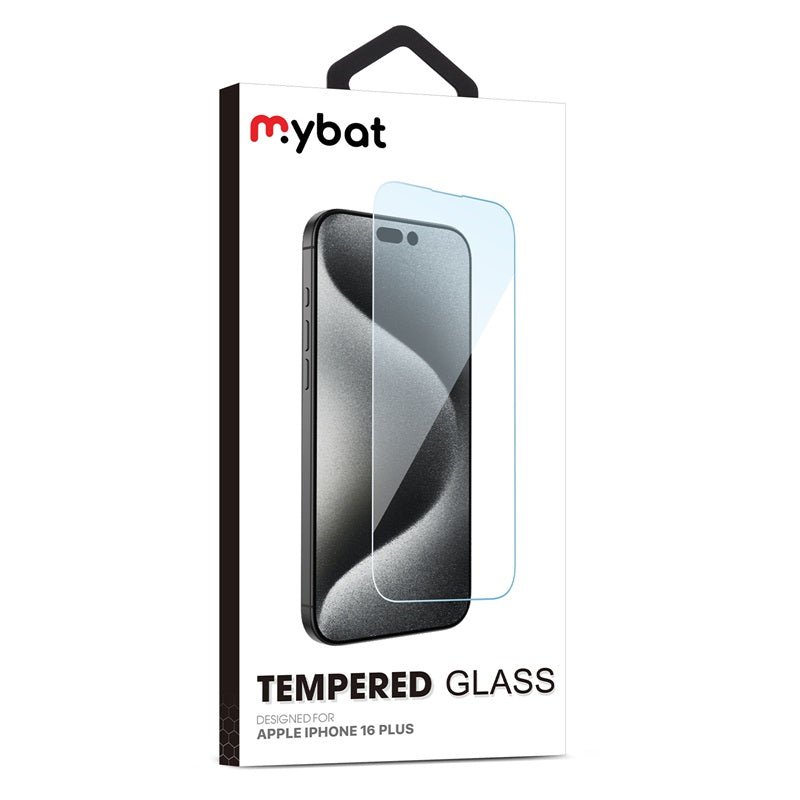 MyBat Tempered Glass Screen Protector for Apple iPhone 16 PlusMyBat