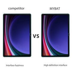 MyBat Tempered Glass Screen Protector for Samsung Galaxy Tab S10+ / Tab S9+/X800 (Galaxy Tab S8+) / T730 (Galaxy Tab S7 FE 5G 12.4) / Galaxy Tab S7+ - ClearGalaxy Tab S9+
