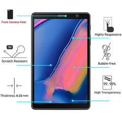 MyBat Tempered Glass Screen Protector for Samsung P200 (Galaxy Tab A 8.0 (2019) with S Pen) - ClearMyBat Pro