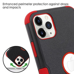 MyBat TUFF Series Case for Apple iPhone 11 Pro - Natural Black / RedMyBat Pro