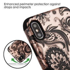MyBat TUFF Series Case for Apple iPhone XS Max - Phoenix Flower