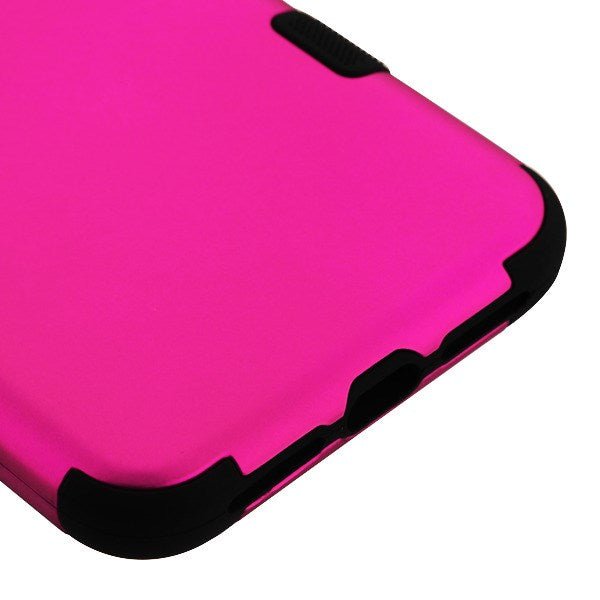 MyBat TUFF Series Case for Apple iPhone XS Max - Rubberized Teal Green / Electric Pink