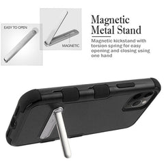 MyBat TUFF Series Case (with Magnetic Metal Stand) for Apple iPhone 11 ProiPhone 11 Pro