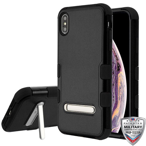 MyBat TUFF Series Case (with Magnetic Metal Stand) for Apple iPhone XS Max