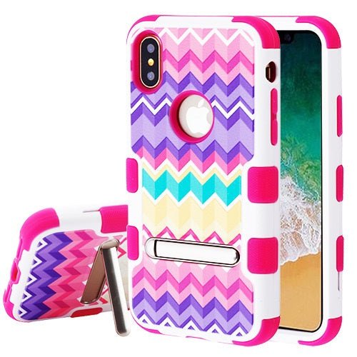 MyBat TUFF Series Case (with Magnetic Metal Stand) for Apple iPhone XS/XiPhone XS/X