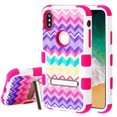 MyBat TUFF Series Case (with Magnetic Metal Stand) for Apple iPhone XS/XiPhone XS/X