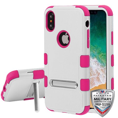 MyBat TUFF Series Case (with Magnetic Metal Stand) for Apple iPhone XS/XiPhone XS/X